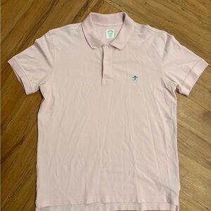 Brooks Brothers Men's Light Pink Polo Shirt